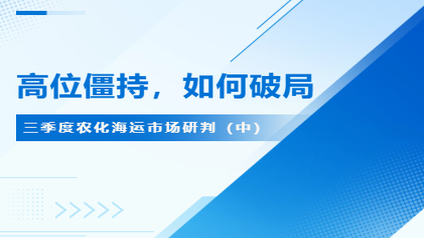 高位僵持，如何破局｜三季度农化海运市场研判（中）
